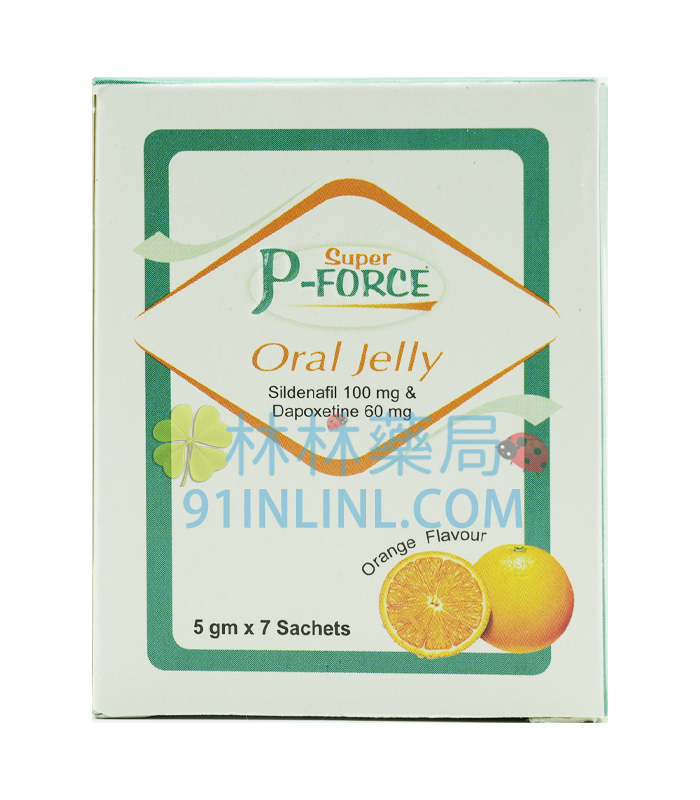 雙效威而鋼果凍版（Super P force Oral Jelly）160mg丨治療勃起障礙丨增強勃起硬度丨增加持久時間 印度Sunrise生產